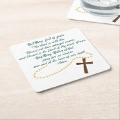 Hail Mary Kartonnen Onderzetters (Schuin)