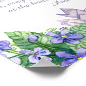 Hail Mary kathokatholieke Prayer Christelijk Poster (Hoek)