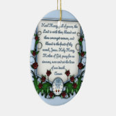 Hail Mary Keramisch Ornament (Rechts)