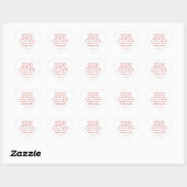Hail Mary "Luke 1:28" Hart Sticker (Vel)