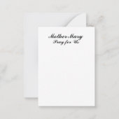 Hail Mary Note Card Notitiekaartje (Achterkant)