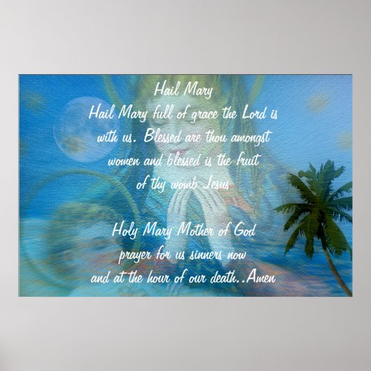 HAIL MARY PRAYER BEAUTIFUME POSTER (Voorkant)
