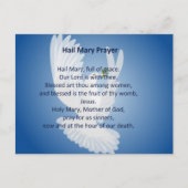 Hail Mary Prayer Briefkaart (Voorkant)