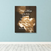 Hail Mary Prayer Canvas Afdruk (Insitu (Houten vloer))