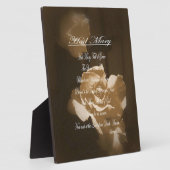 Hail Mary Prayer Fotoplaat (Zijkant)