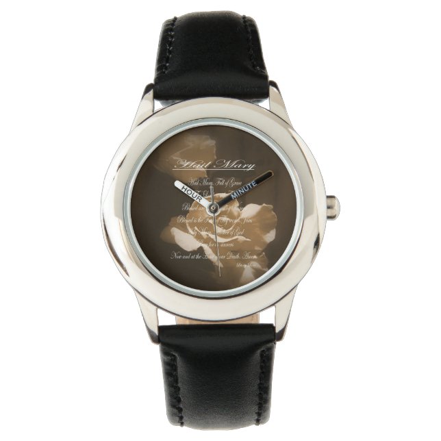 Hail Mary Prayer Horloge (Voorkant)
