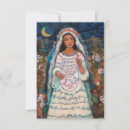 Hail Mary Prayer Kaart