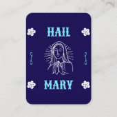 Hail Mary Prayer Kaart - Moderne taal Plaatskaartje (Voorkant)