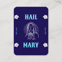 Hail Mary Prayer Kaart - Moderne taal Plaatskaartje
