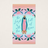 Hail Mary Prayer Katholieke Kinder Heilige Kaart (Voorkant)