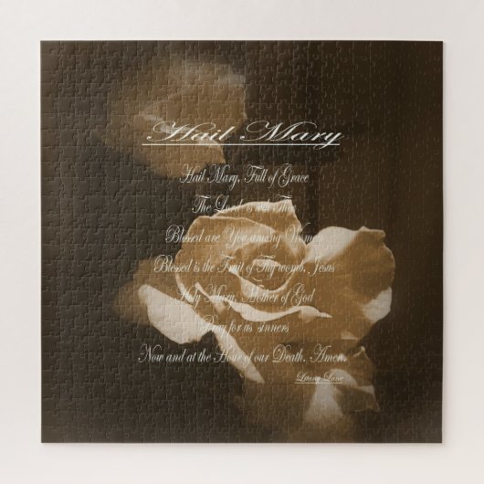 Hail Mary Prayer Legpuzzel (Verticaal)