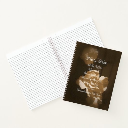 Hail Mary Prayer Notitieboek (Binnen)