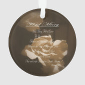 Hail Mary Prayer Ornament (achterkant)