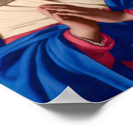 Hail Mary Prayer Poster (Hoek)