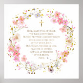 Hail Mary prayer Poster (Voorkant)