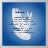 Hail Mary Prayer Poster (Voorkant)