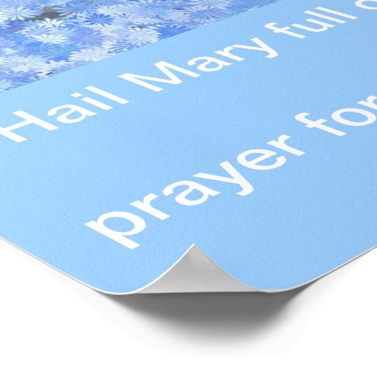 Hail Mary Prayer - Poster (Hoek)