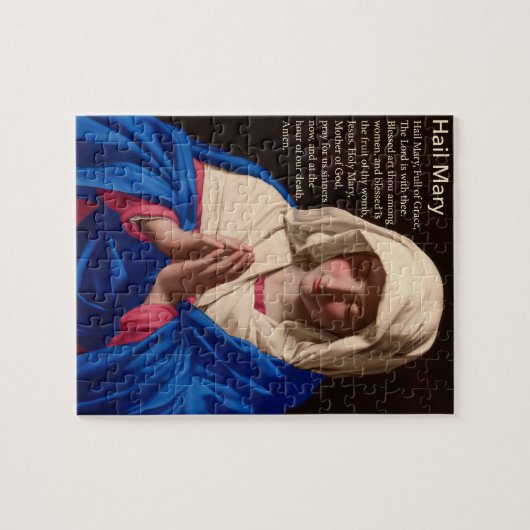 Hail Mary Prayer Puzzle Legpuzzel (Horizontaal)
