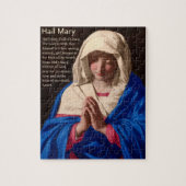 Hail Mary Prayer Puzzle Legpuzzel (Verticaal)