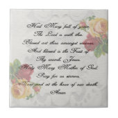 Hail Mary Prayer Tegeltje (Voorkant)