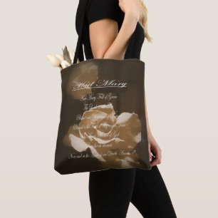 Hail Mary Prayer Tote Bag