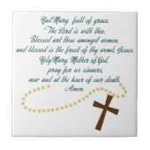 Hail Mary Tegeltje (Voorkant)