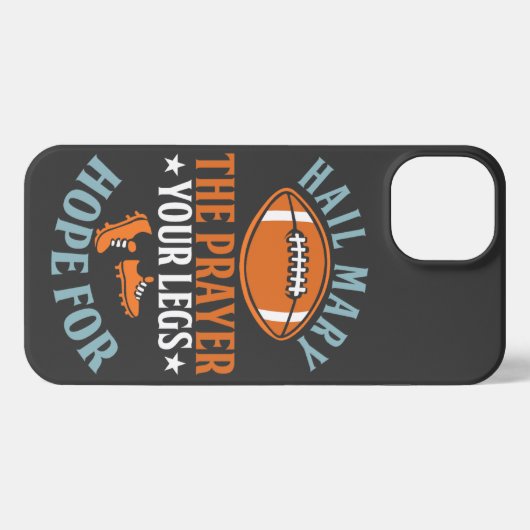 Hail Mary The Prayer Funny Sports iPhone Hoesje (Achterkant horizontaal)