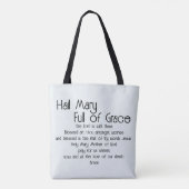 Hail Mary Tote Bag (Achterkant)