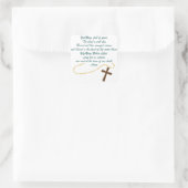 Hail Mary Vierkante Sticker (Tas)