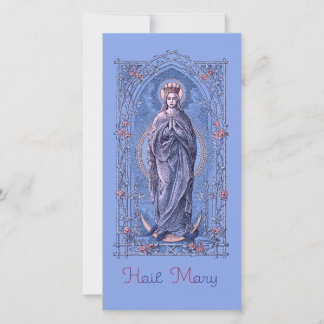 Hail Mary, vol van Grace Prayer Kaart