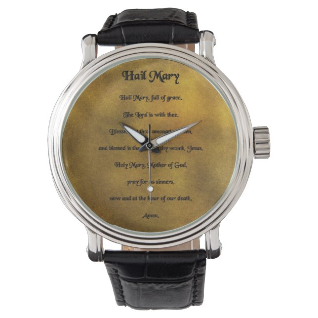 Hail Mary Watch Horloge (Voorkant)