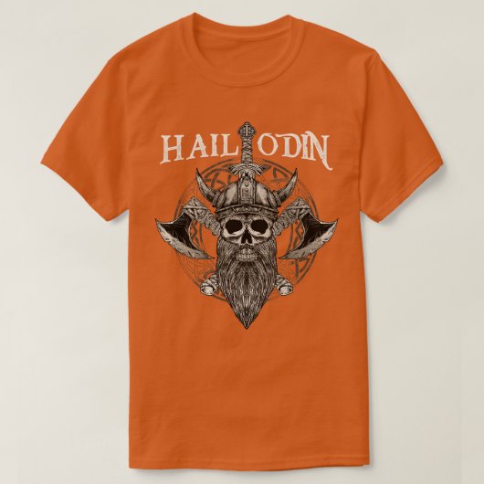 Hail Odin Viking Valhalla 3 T-shirt (Design voorkant)