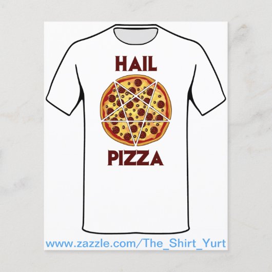 Hail Pizza Flyer (Voorkant)