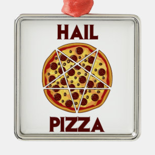 Hail Pizza Metalen Ornament