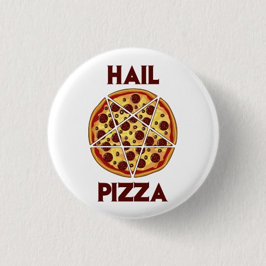 Hail Pizza Ronde Button 3,2 Cm (Voorkant)