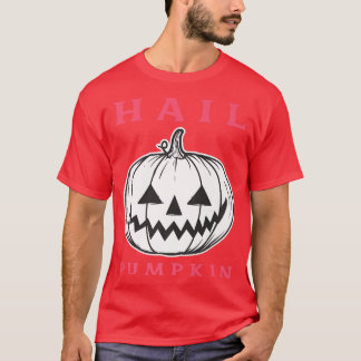 Hail Pumpkin Halloween Vintage Horror Jack O' Lant T-shirt