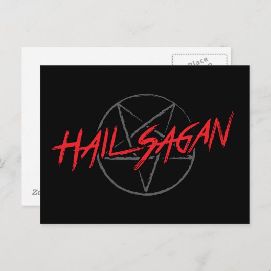 Hail Sagan Briefkaart (Voorkant / Achterkant)