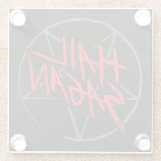 Hail Sagan Glazen Onderzetter (Achterkant)