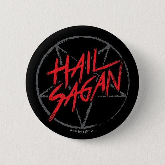 Hail Sagan Ronde Button 5,7 Cm (Voorkant)