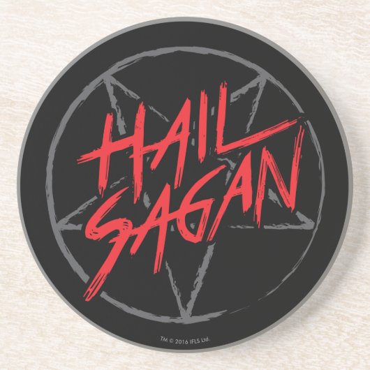 Hail Sagan Zandsteen Onderzetter (Voorkant)