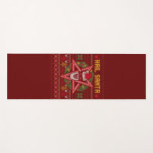 Hail Santa Funny Weird Kerstdesign Yogamat (Voorkant (horizontaal))