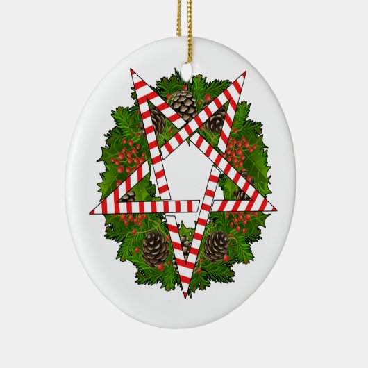 Hail Santa Keramisch Ornament (Rechts)