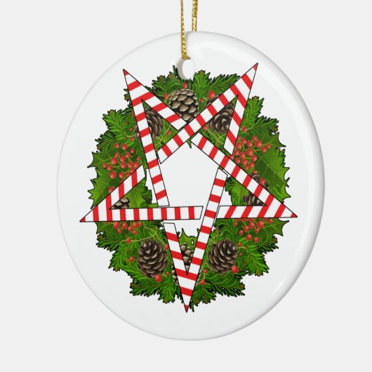 Hail Santa Keramisch Ornament (Links)