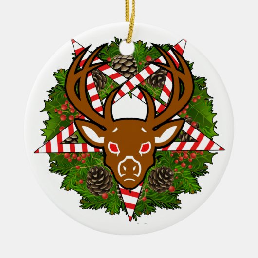 Hail Santa Keramisch Ornament (Voorkant)