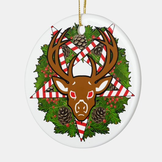 Hail Santa Keramisch Ornament (Links)