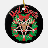 Hail Santa! Keramisch Ornament (Voorkant)