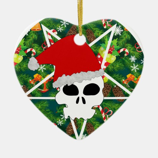 hail santa keramisch ornament (Voorkant)