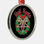 Hail Santa! Metalen Ornament (Rechts)