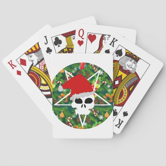 hail santa pokerkaarten (Achterkant)