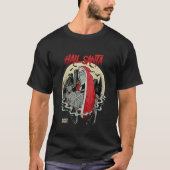Hail Santa Retro Horror Ugly Kerstmis T-shirt (Voorkant)